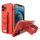 Rope Case Silicone Lanyard Cover Purse Lanyard Strap Xiaomi Poco M4 Pro 5G Piros tok