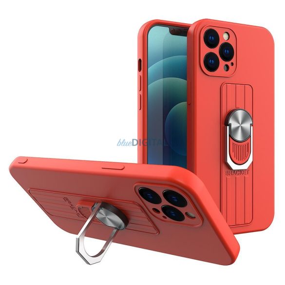 Ring Case szilikon tok Xiaomi Redmi Note 11 piros
