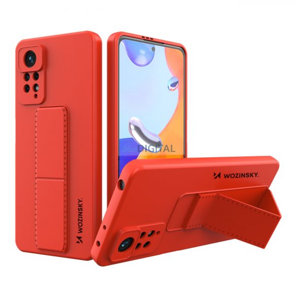 Wozinsky Kickstand tok Xiaomi Redmi Note 11 Pro piros