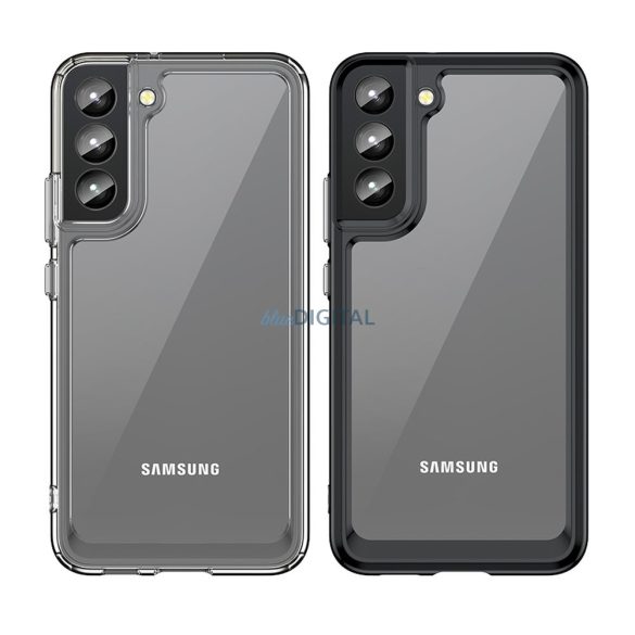 Outer Space tok Samsung Galaxy S22 + (S22 Plus) kemény borítás géltok Fekete
