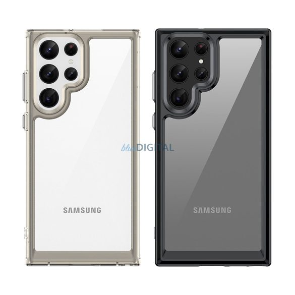 Outer Space tok Samsung Galaxy S22 Ultra kemény borítás géltok Piros
