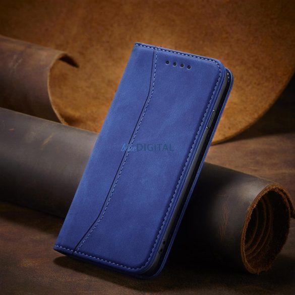 Magnet Fancy Case tok iPhone SE 2022 / SE 2020 / iPhone 8 / iPhone 7 tok Card Wallet Card Stand kék