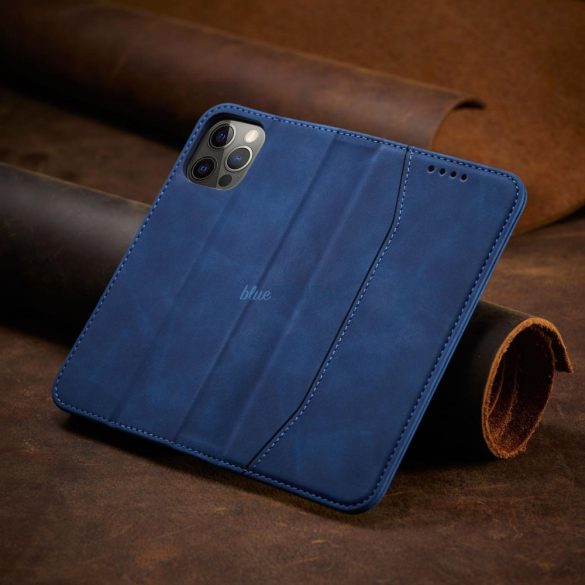 Magnet Fancy Case tok iPhone 12 Pro Max tok kártya tárca kártya állvány kék