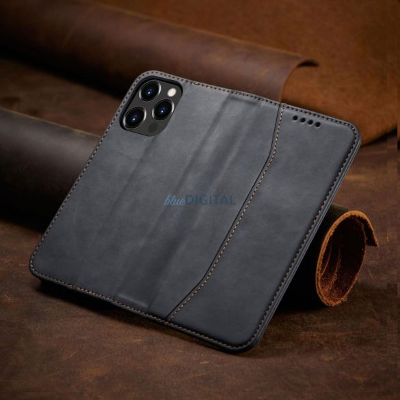 Magnet Fancy Case tok iPhone 13 Pro Max tok pénztárca kártyatartó fekete