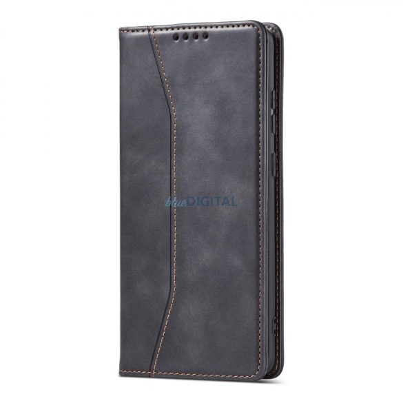 Magnet Fancy Case tok Samsung Galaxy A13 5G tok pénztárca kártyatartó fekete