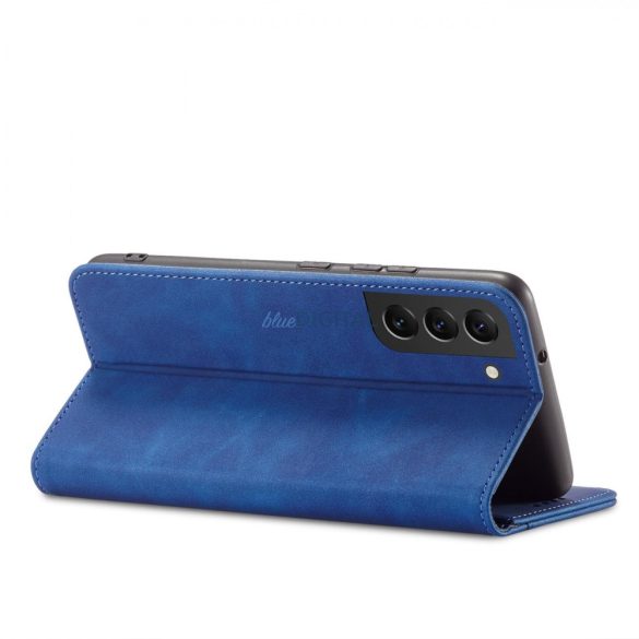 Magnet Fancy Case tok Samsung Galaxy S22 + (S22 Plus) tok pénztárca kártyatartó kék