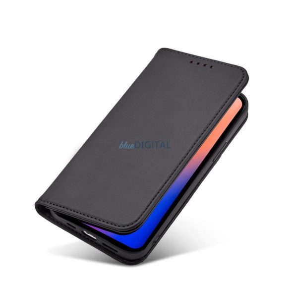 Magnet Card Case tok iPhone 12 tok kártya pénztárca kártya állvány fekete