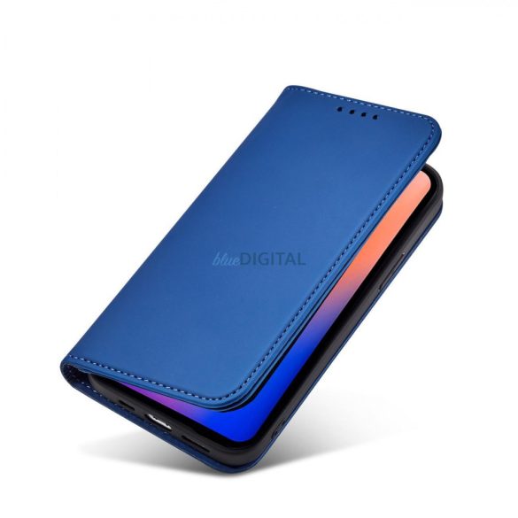 Magnet Card Case tok iPhone 12 tok kártya pénztárca kártya állvány kék