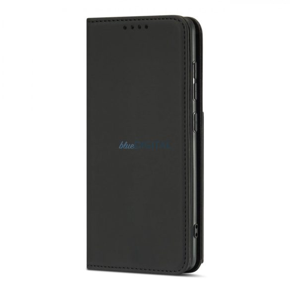 Magnet Card Case tok Samsung Galaxy A52 5G tok pénztárca kártyatartó fekete