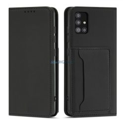   Magnet Card Case tok Xiaomi Redmi Note 11 Pro tok pénztárca kártyatartó fekete