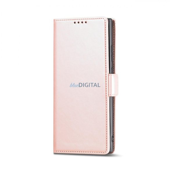 Magnet Card Case tok Samsung Galaxy S22 Ultra tok Card Wallet Card Stand Pink