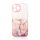 Marble tok iPhone 13 Pro Max zselés borításhoz Marble rózsaszínű