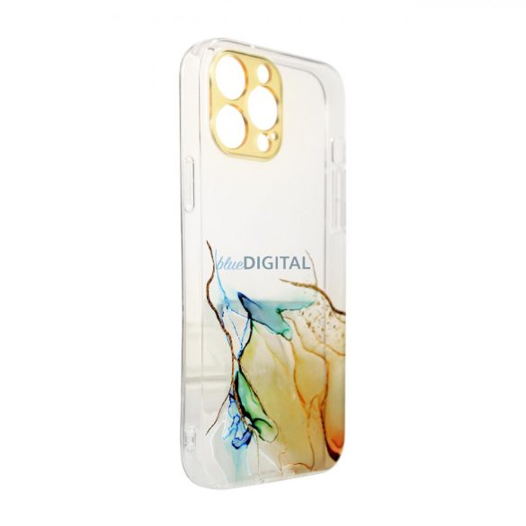 Marble tok Samsung Galaxy A12 gél tok narancssárga Marblehoz