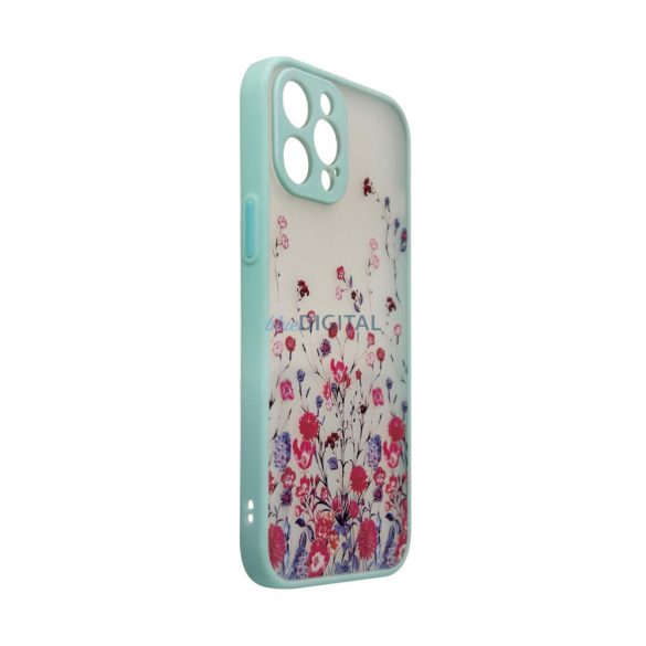 Design tok iPhone 13 Pro virág kék