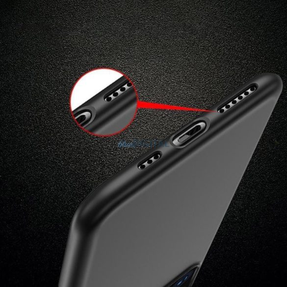 Soft Case Rugalmas zselés tok Realme C35 fekete modellhez