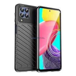   Thunder tok rugalmas ütésálló tok Samsung Galaxy M53 5G fekete
