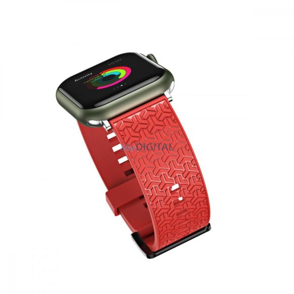 Watch Strap Y Watch Strap Watch 7 / SE (45/44 / 42mm) karpánt Watchband Watchband piros tok