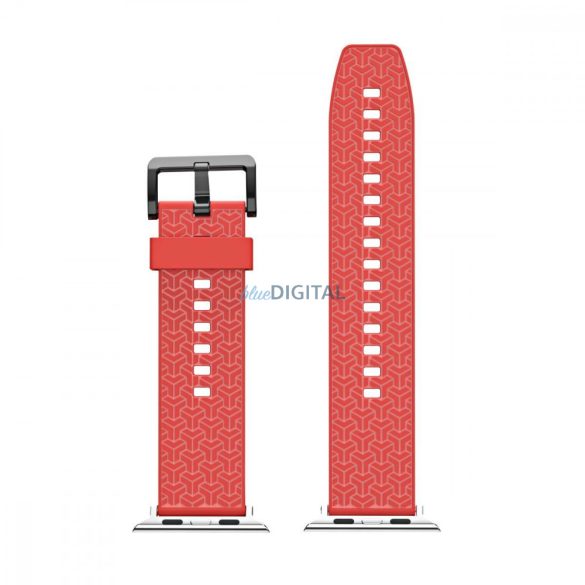 Watch Strap Y Watch Strap Watch 7 / SE (45/44 / 42mm) karpánt Watchband Watchband piros tok