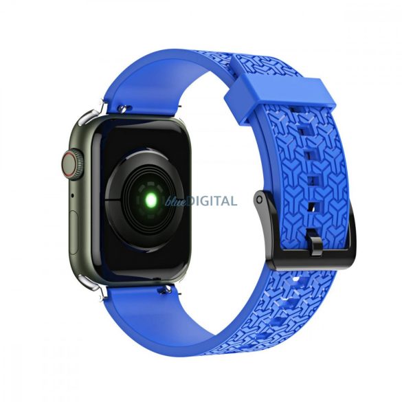 Strap Y csereszíj Apple Watch 7 / SE (41/40/38mm) kék