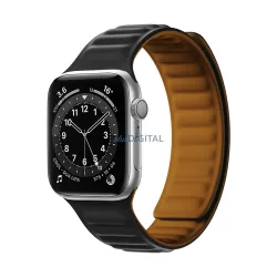   Mágneses szíj Watch Watch 7 41mm mágneses szalag karkötő karperec Fekete fekete tok