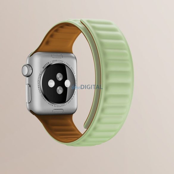 Mágneses csereszíj Apple Watch 7/8 45mm barna