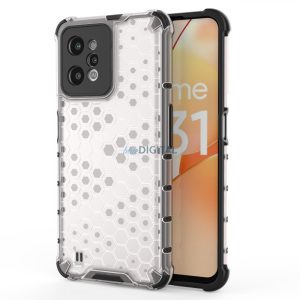 Honeycomb tok ütésálló borítás gél Realme C31 átlátszó