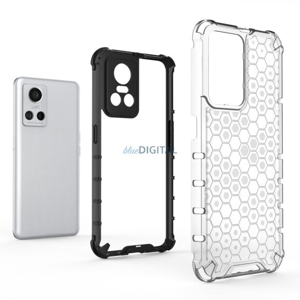 Honeycomb tok ütésálló borítás gél Realme GT Neo 3 fekete