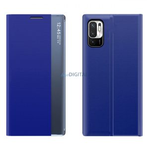 New Sleep Case állvány funkcióval Xiaomi Redmi Note 11S / Note 11 kék színű jegyzethez tok