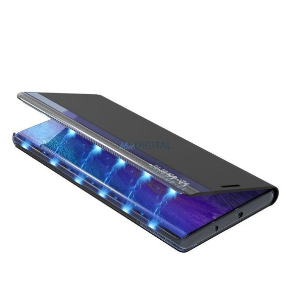 New Sleep Case tok egy állvány funkció Samsung Galaxy M53 5G fekete