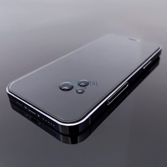 Wozinsky 2x szuper tartós, Full Glue ellátott, edzett üvegből készült teljes képernyőkeret tokbarát iPhone 14 Pro Fekete