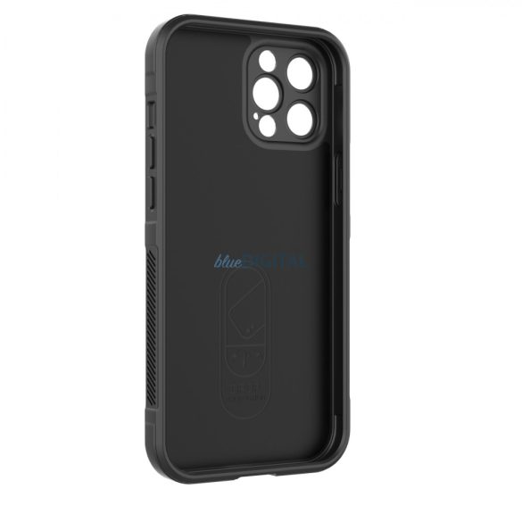 Magic Shield tok iPhone 12 Pro Max rugalmas páncélozott tok világoskék