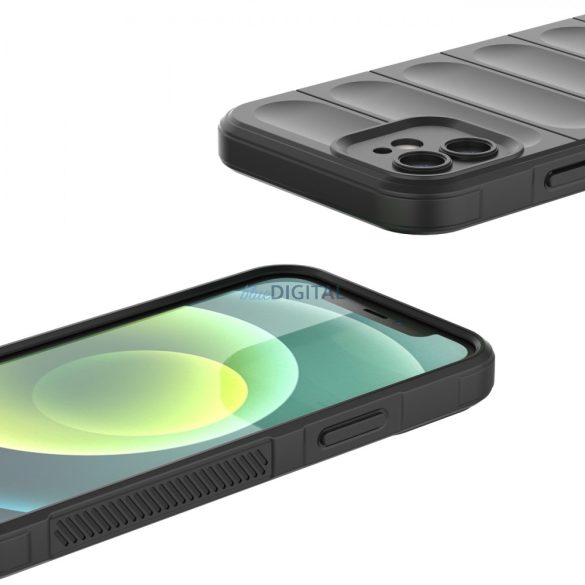 Magic Shield tok iPhone 13 rugalmas páncélozott borítás fekete