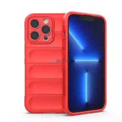   Magic Shield tok iPhone 13 Pro rugalmas páncélozott borítás piros