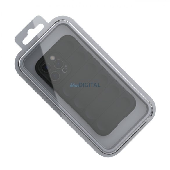 Magic Shield tok iPhone 13 Pro elasztikus páncélozott tok bordó