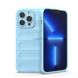   Magic Shield tok iPhone 13 Pro rugalmas páncélozott tok világoskék