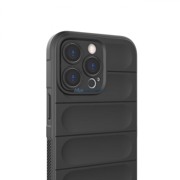Magic Shield tok iPhone 13 Pro Max rugalmas páncélozott tok világoskék