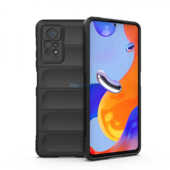 Magic Shield tok Xiaomi Redmi Note 11 Pro rugalmas páncélozott borítás fekete