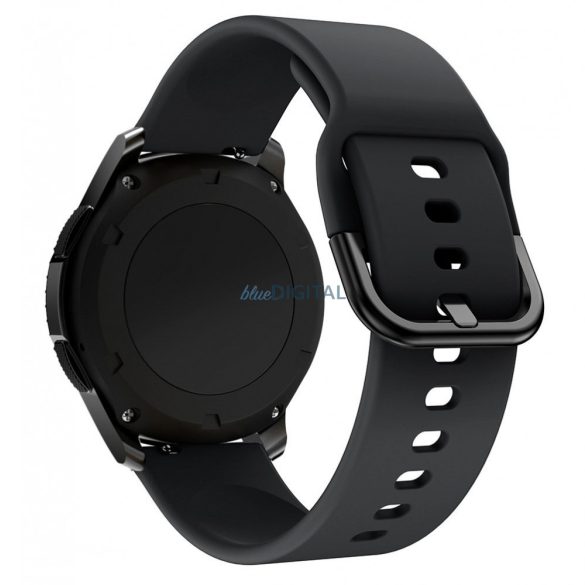 Szilikon szíj TYS okosórához univerzális 20mm fekete
