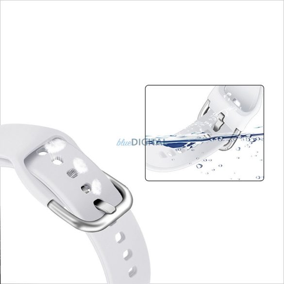 Szilikon szíj TYS smartwatch okosórához univerzális 20mm sötétkék