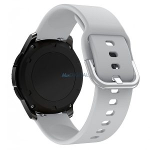 Szilikon szíj TYS okosóra univerzális 20mm szürke