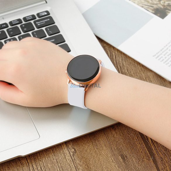 Szilikon szíj TYS okosórához univerzális 20mm piros