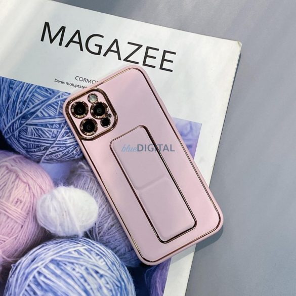 New Kickstand tok iPhone 13 tok állvánnyal rózsaszínű