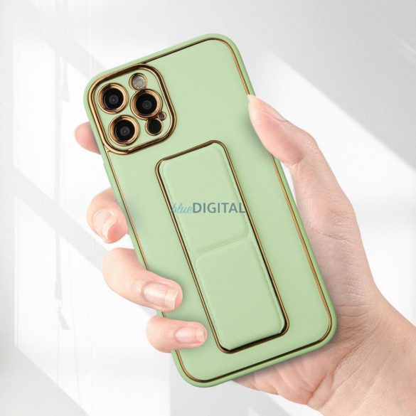 New Kickstand tok iPhone 13 Pro készülékhez állvánnyal zöld színben