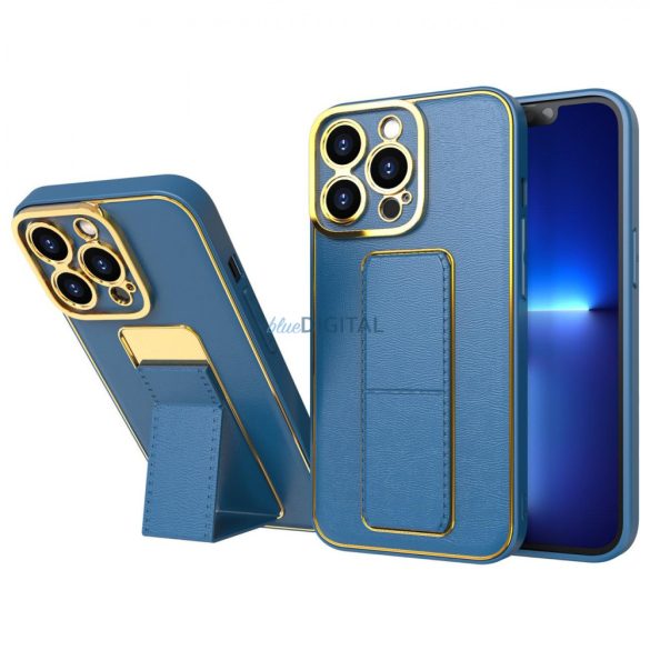 New Kickstand tok Samsung Galaxy A12 5G állvánnyal kék
