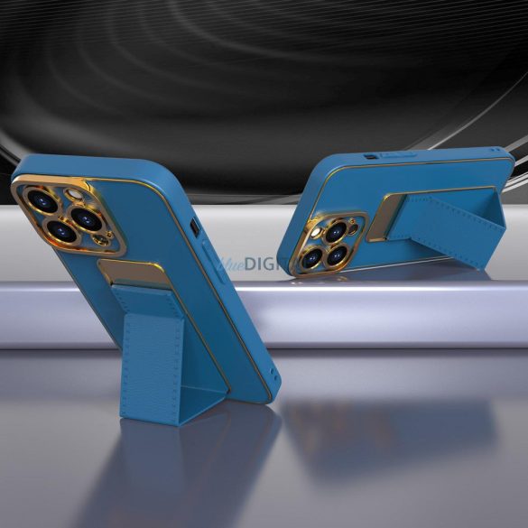 New Kickstand tok iPhone 12 készülékhez állvánnyal kék színben