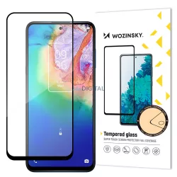   Wozinsky szuper kemény Full Glue edzett üveg teljes képernyő keretben tokbarát TCL 20 5G Fekete