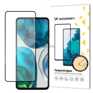 Wozinsky szuper tartós Full Glue edzett üveg teljes képernyő keretben tokbarát Motorola Moto G52 Fekete