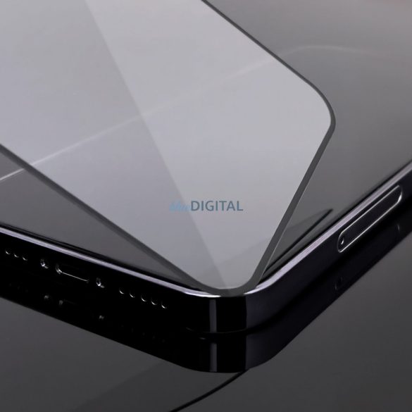 Wozinsky szuper tartós Full Glue edzett üveg teljes képernyő keretben tokbarát Motorola Moto G52 Fekete