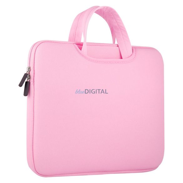 Univerzális tok laptop táska 15.6 " tablet számítógép szervező rózsaszín