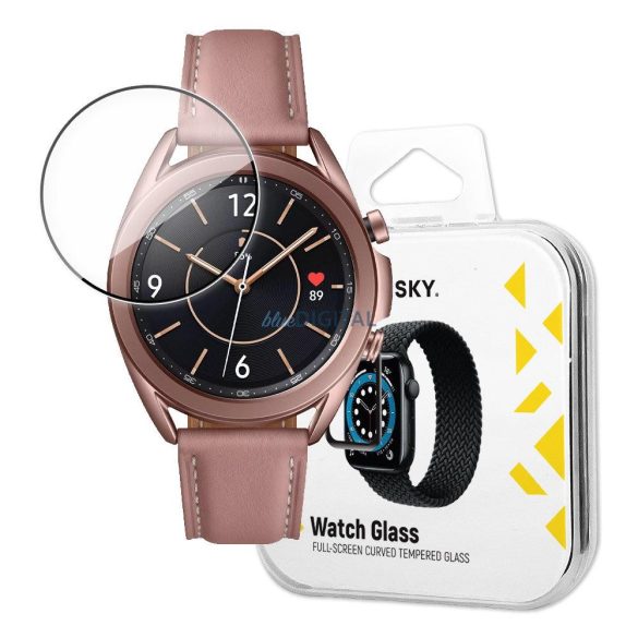 Wozinsky Watch Glass hibrid üveg Samsung Galaxy Watch 3 45 mm fekete